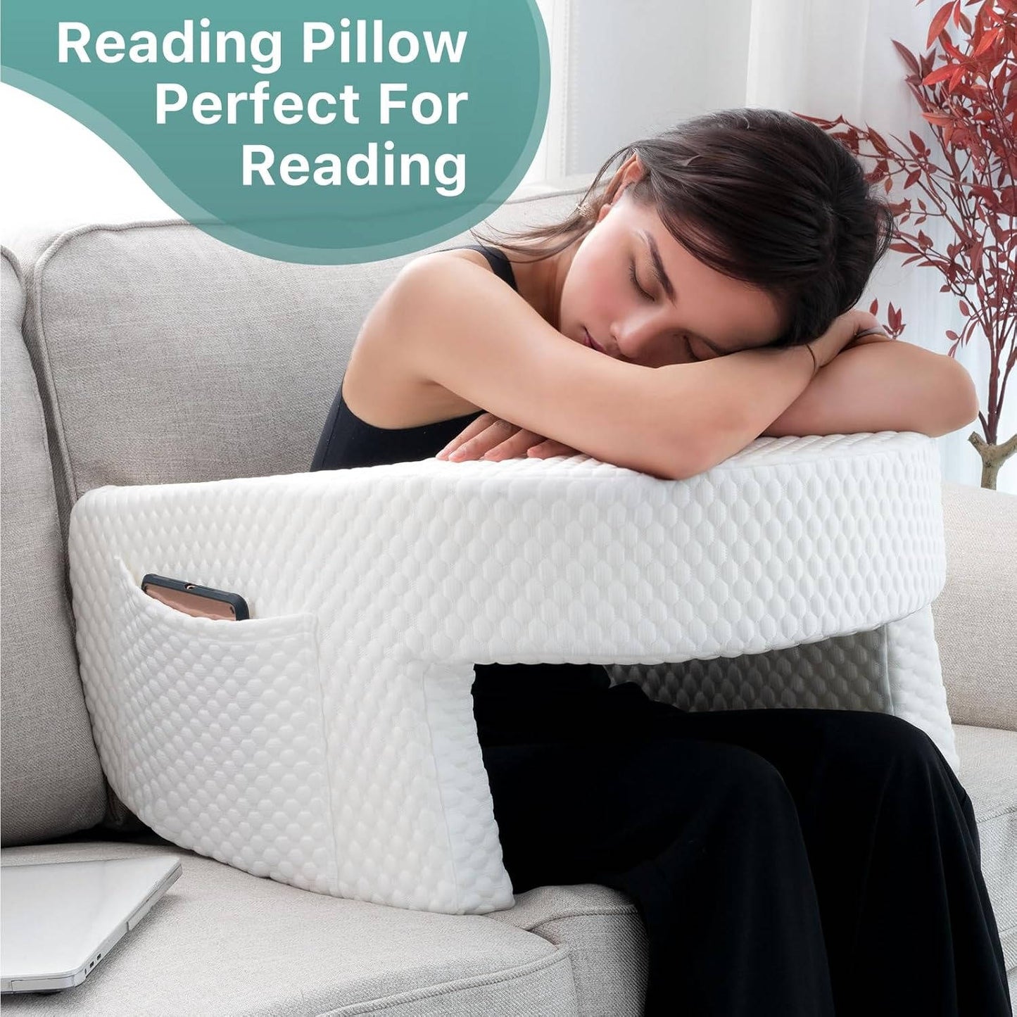 Soft Bed Rest Reading Pillow