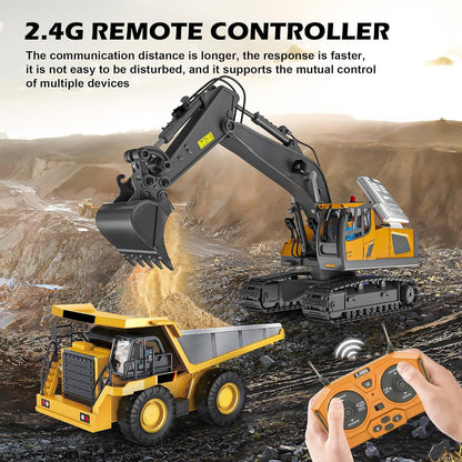 Remote Control 4WD Construction Truck Loader