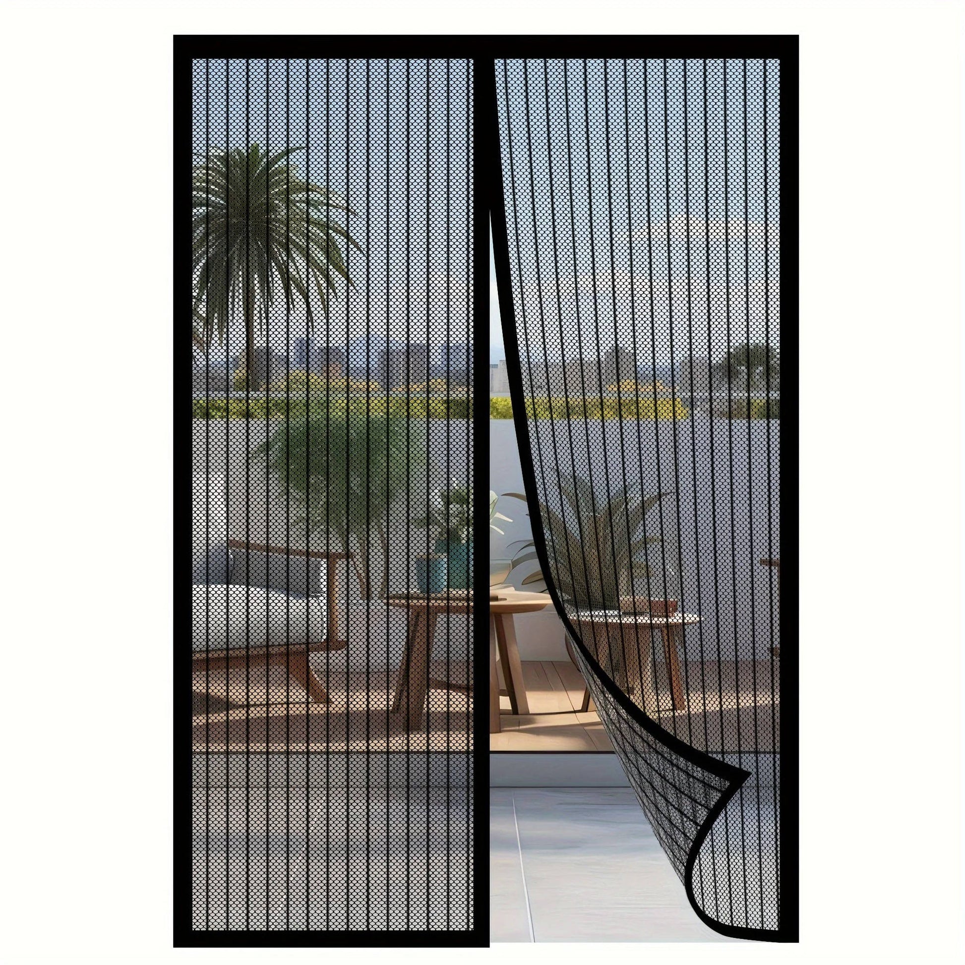 Adjustable Magnetic Screen Door Fits Any Size - Befez