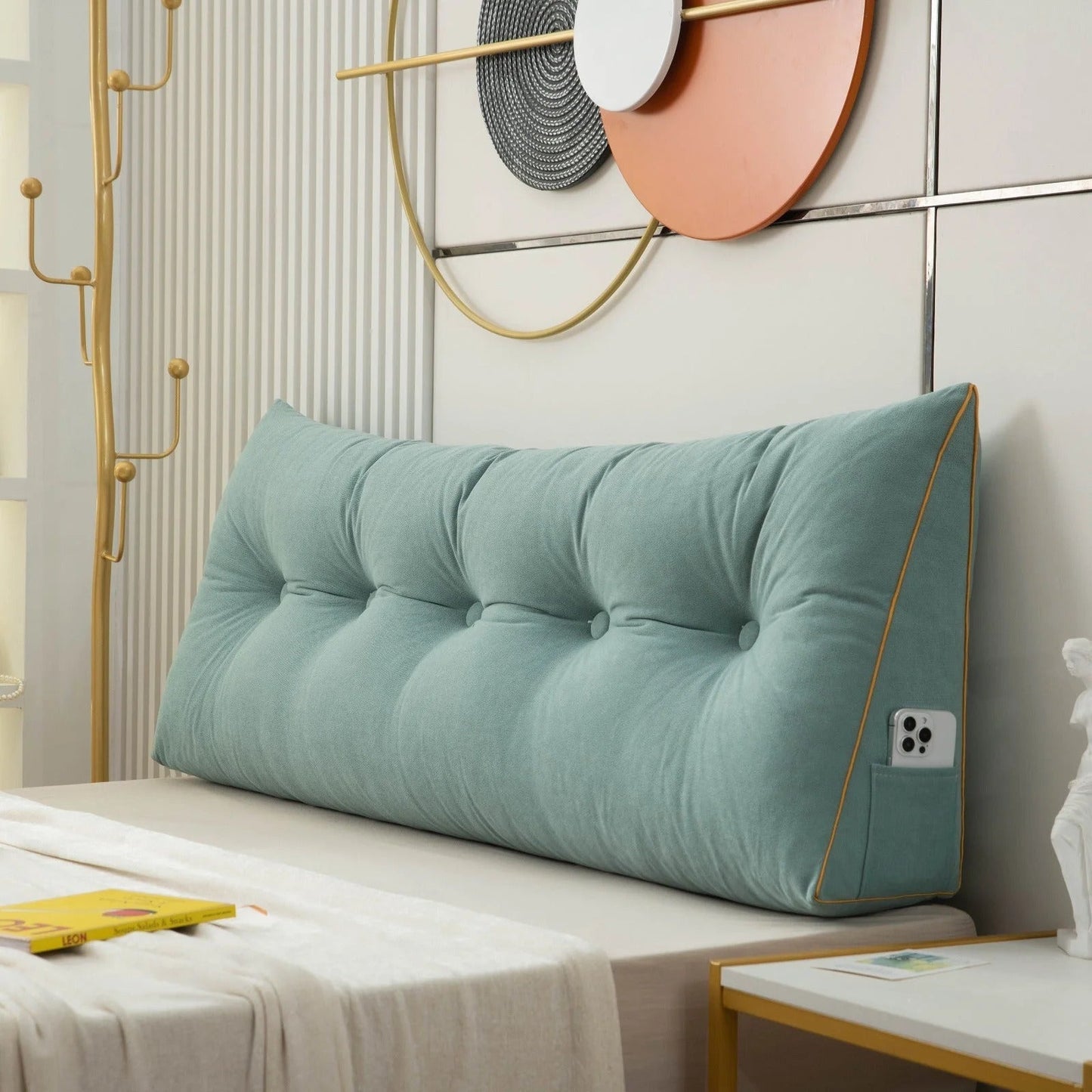 Contoured Support Pillow for Back and Neck Relief