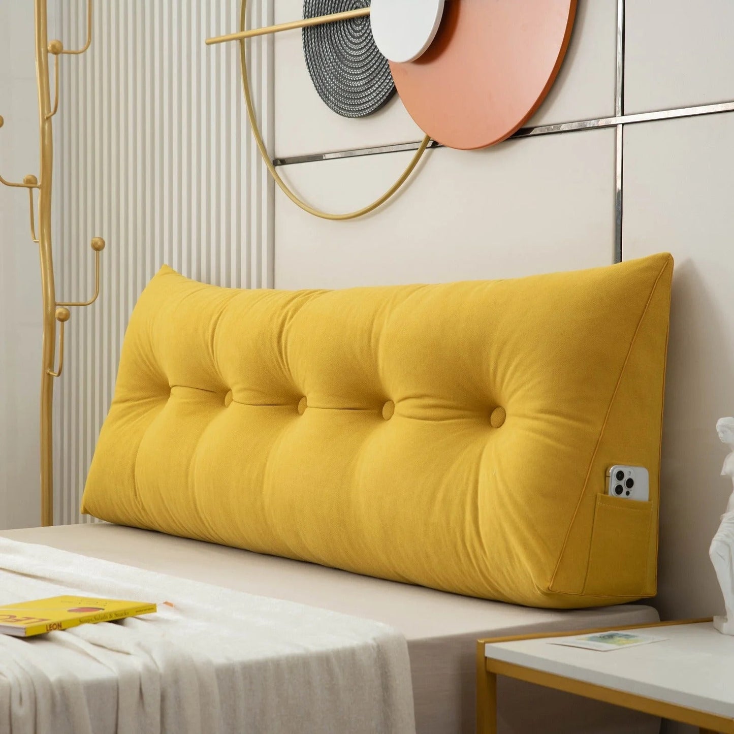 Contoured Support Pillow for Back and Neck Relief