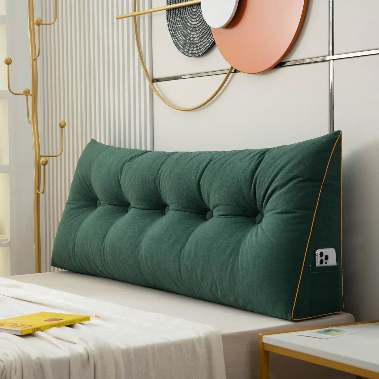Contoured Support Pillow for Back and Neck Relief