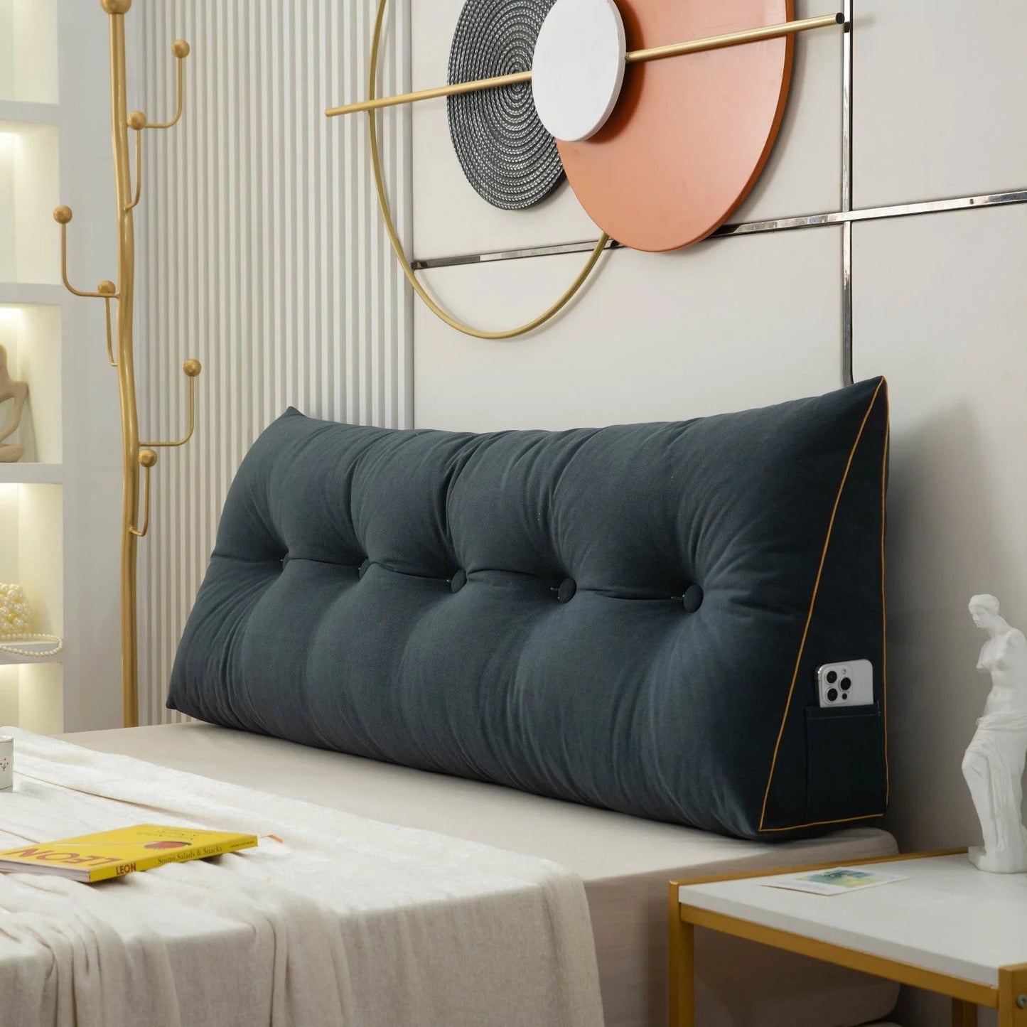 Contoured Support Pillow for Back and Neck Relief