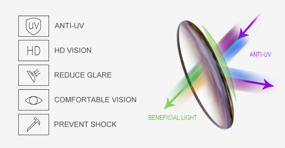 Stylish Black UV Protective Shades