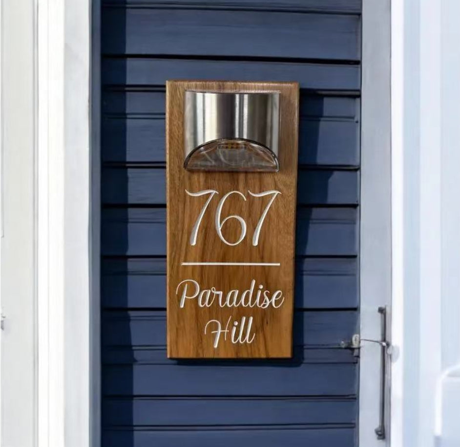 Bright LED House Number Sign - Befez