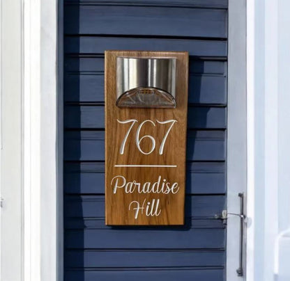 Bright LED House Number Sign - Befez