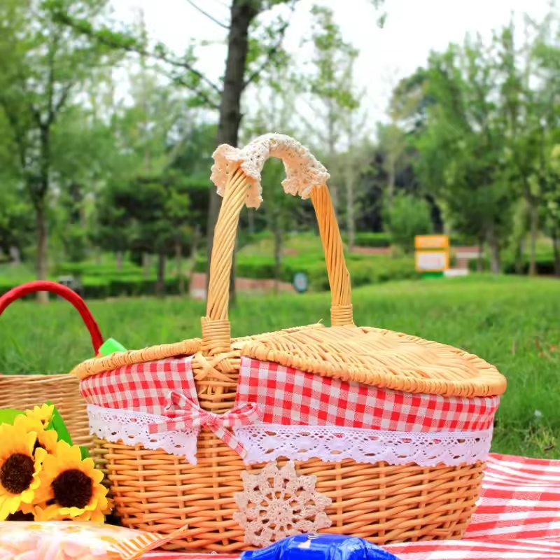 Rattan Outdoor Food Baskets - Befez
