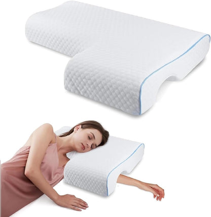 Comfortable Cuddling Pillow for Couples with Armrest