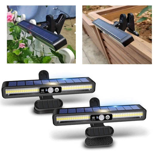 2 Pack Outdoor Solar Powered Fence Lights - Befez