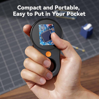 Compact LED Microscope for Coins and Jewelry Inspection
