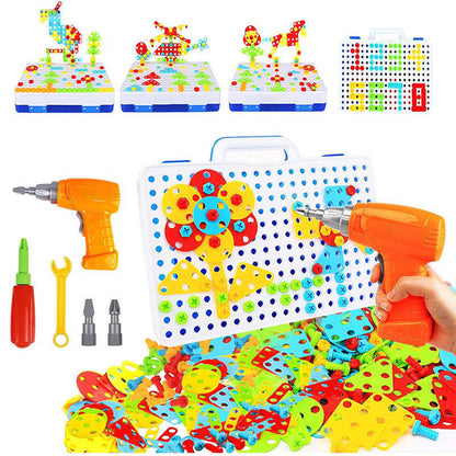 Children's Large Block Building Set 237 Pieces
