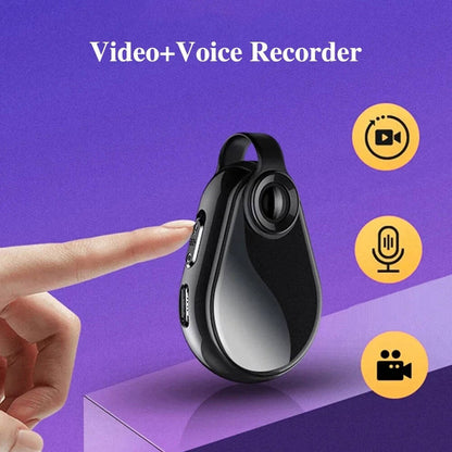 Covert Spy Camera Pendant with Audio Video Recording