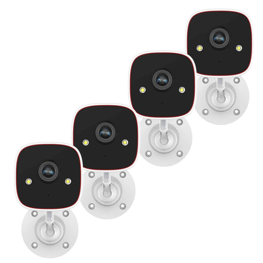 4 Pack WiFi Outdoor Security Cameras 3MP Night Vision System - Befez