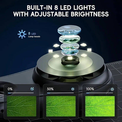 Compact LED Microscope for Coins and Jewelry Inspection