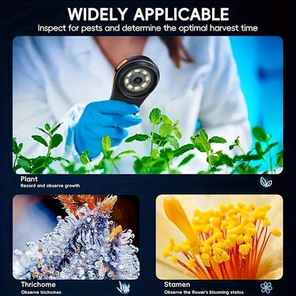Compact LED Microscope for Coins and Jewelry Inspection