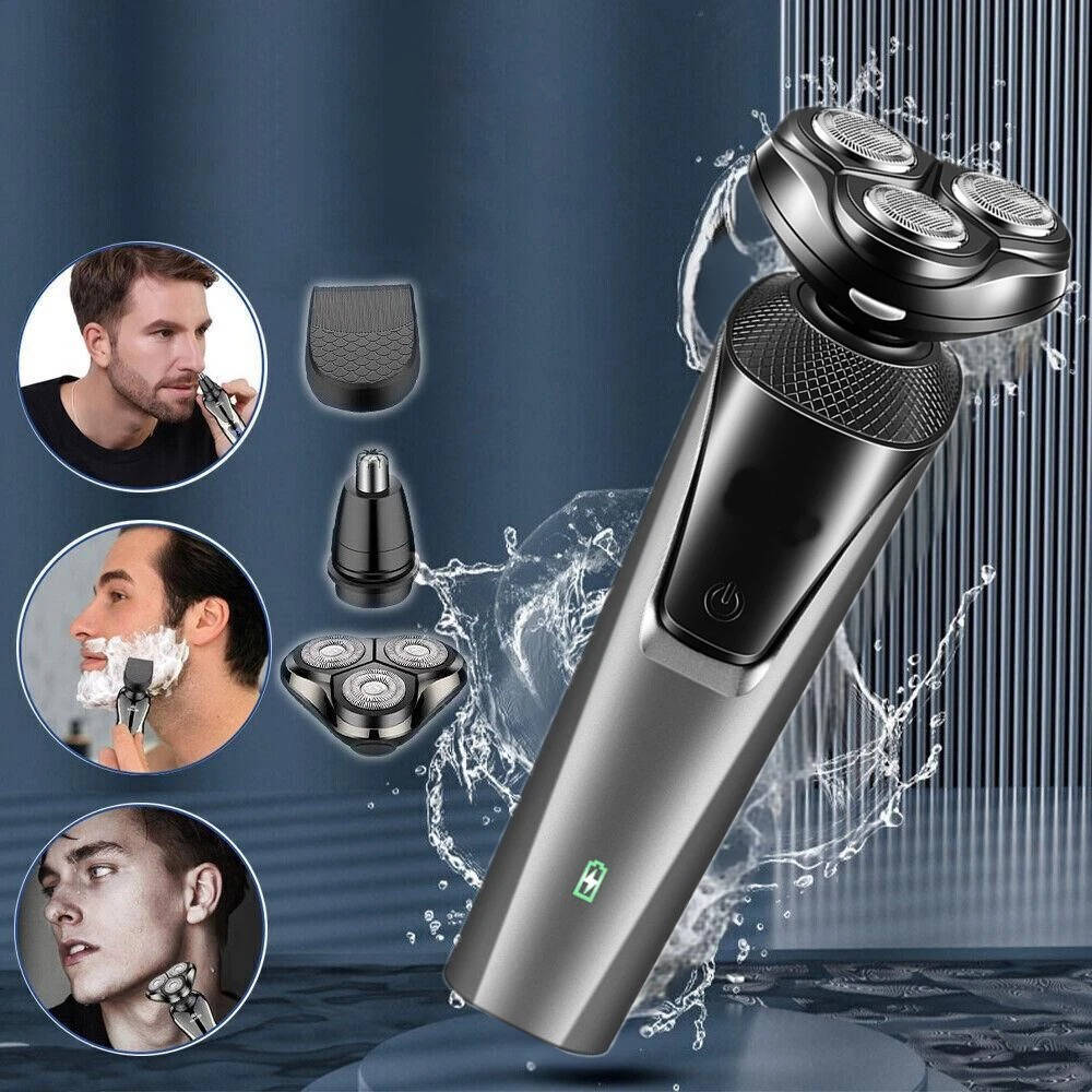 Rechargeable 3 Blade Electric Shavers for Men Waterproof - Befez