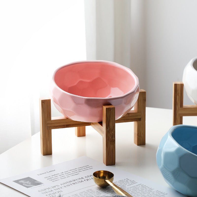 Comfortable Raised Dog Food Bowl Stand