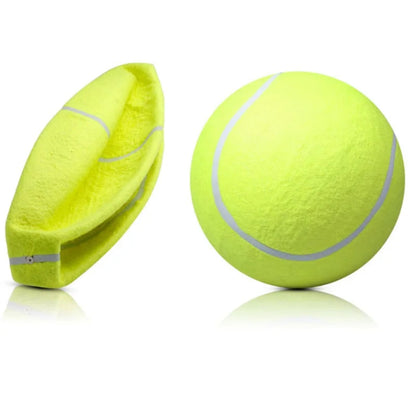 Large Rubber Dog Tennis Ball Toy