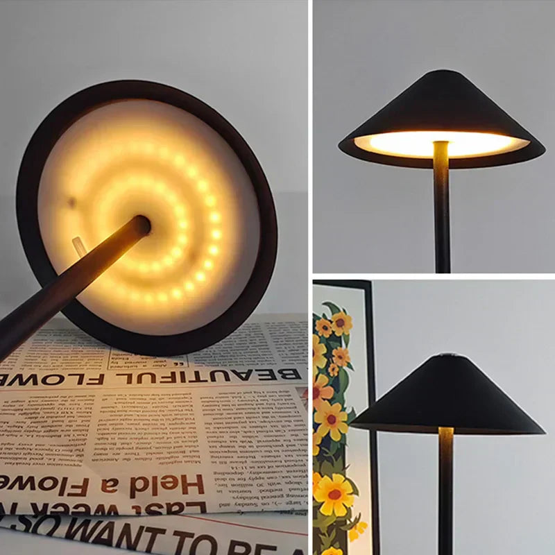 Slim LED Desk Lamp with Adjustable Brightness