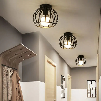 Edgy Metal Ceiling Light Fixtures
