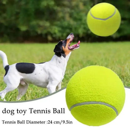 Large Rubber Dog Tennis Ball Toy