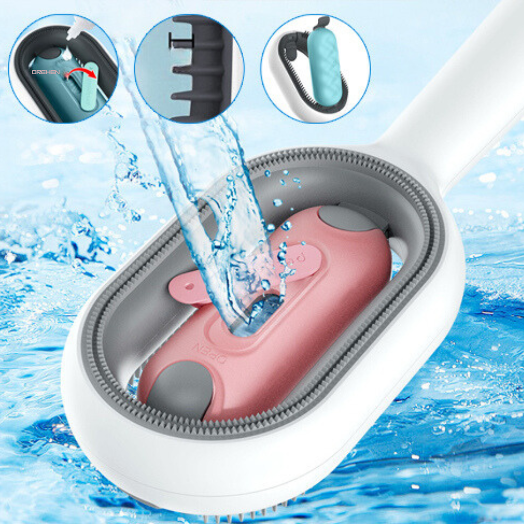 Gentle Pet Grooming Brush Tool