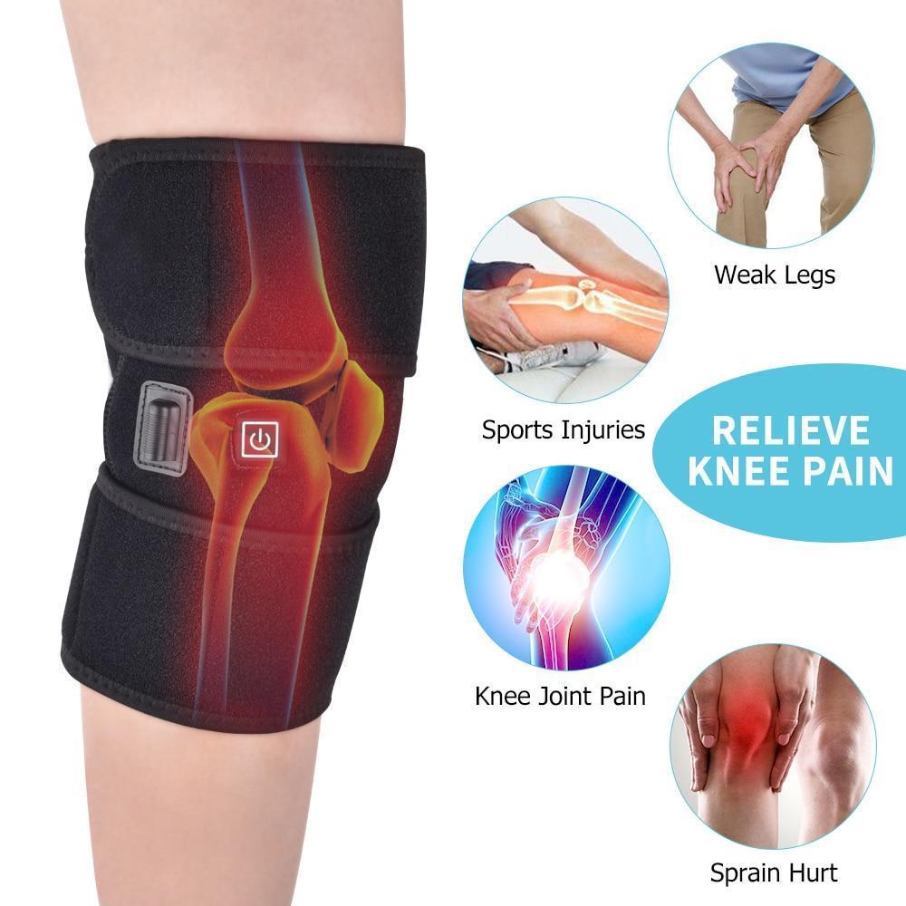 Warm Knee Massager for Pain Relief and Therapy