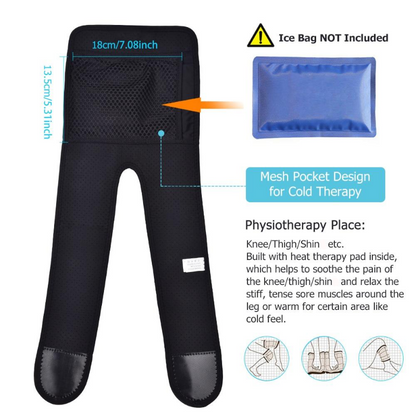 Warm Knee Massager for Pain Relief and Therapy
