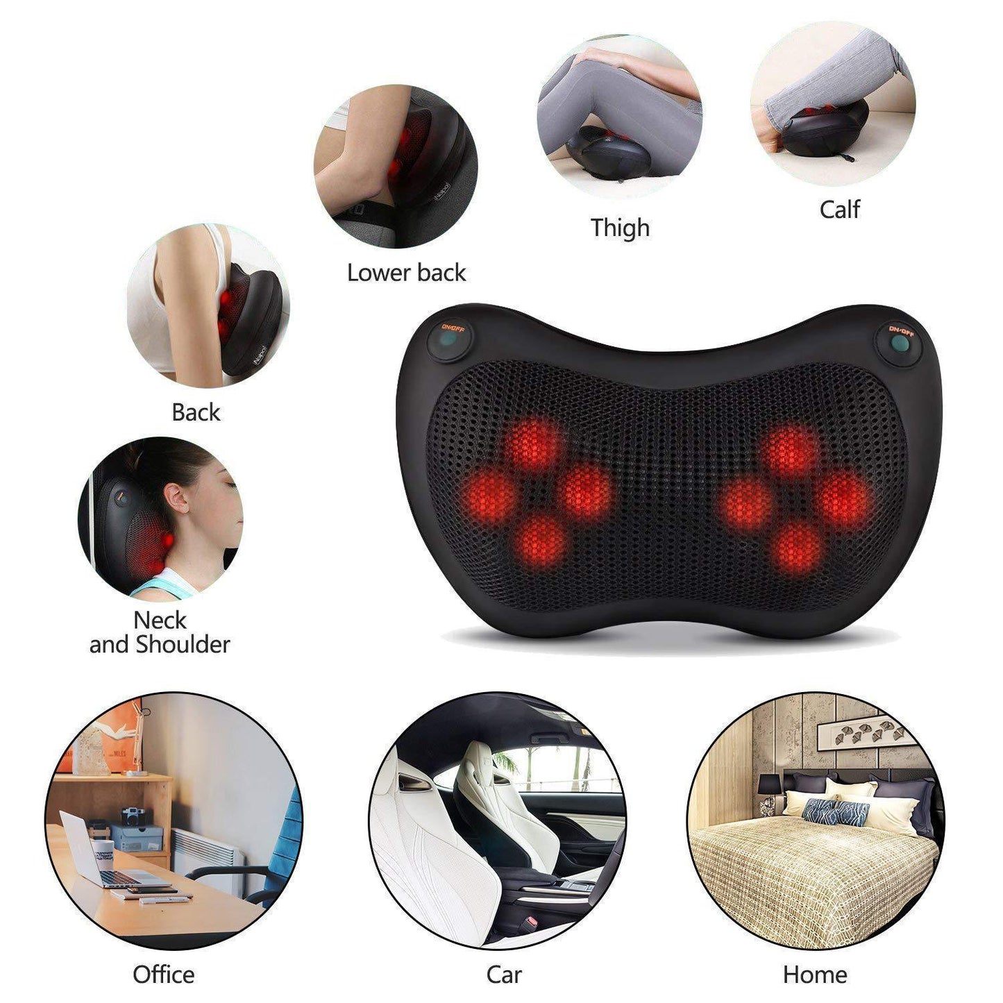Relaxing Kneading Massage Cushion