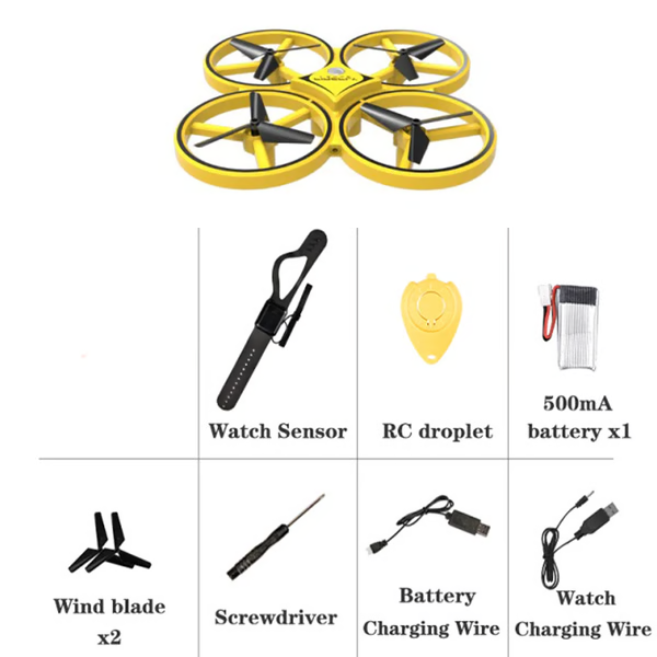 Remote Control Drone with Bright LED Lights