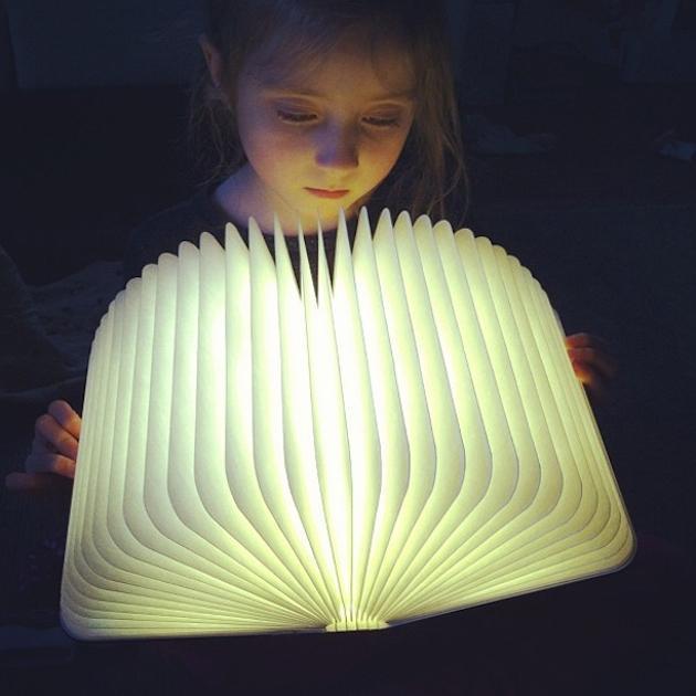 Natural Wood Table Reading Lamp - Befez