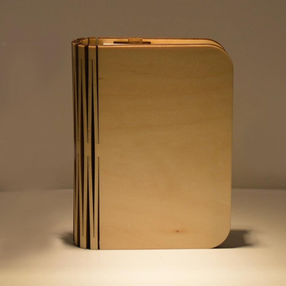 Natural Wood Table Reading Lamp