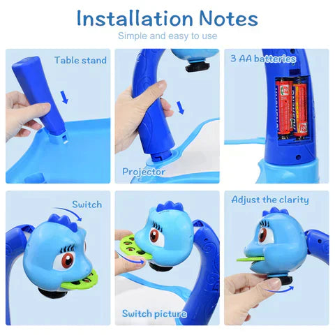 Fun Kids Art Drawing Board with 12 Piece Set