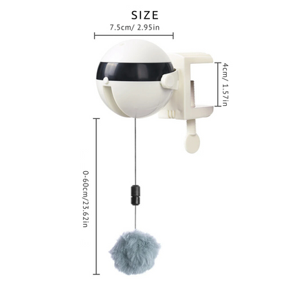 Fun Cat Toy with Auto Feather Teaser