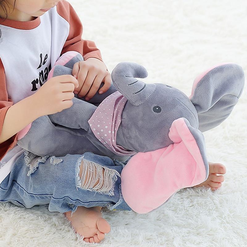 Cute Peek-a-boo Elephant Stuffed Animal