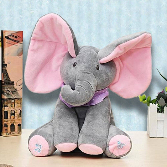Cute Peek-a-boo Elephant Stuffed Animal - Befez