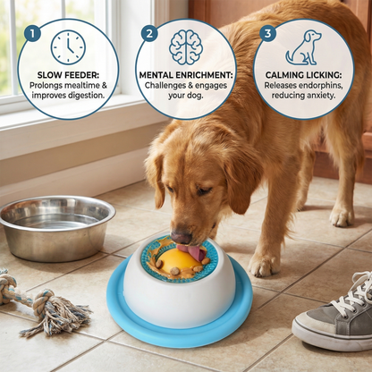 Fun Puzzle Feeder Mat for Dogs