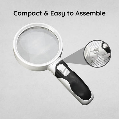 Compact LED Magnifying Glass
