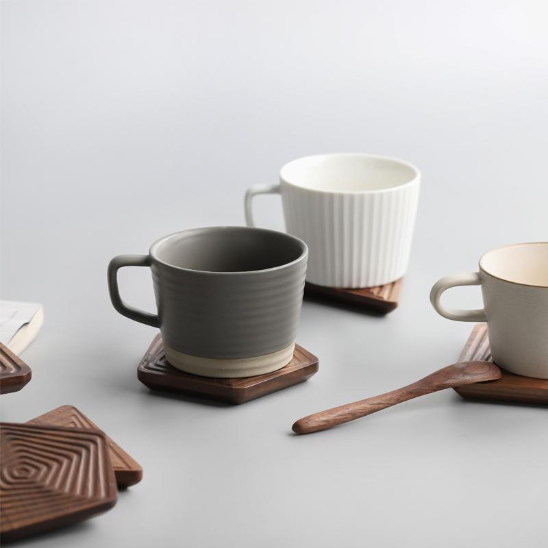 Decorative Coasters - Dark Wood in Fun Designs