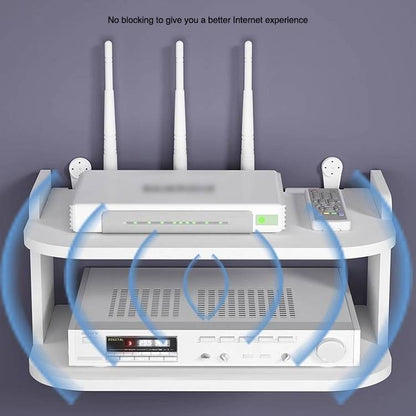 Wireless Router Storage Cabinet