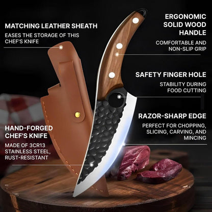 Sharp Asian Chef's Knife