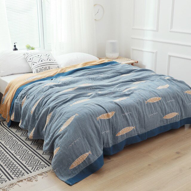 Cozy Japanese Inspired Blanket