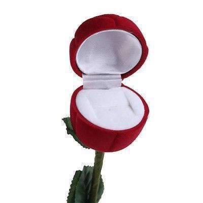 Beautiful Rose Wooden Jewelry Case Gift