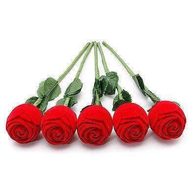 Beautiful Rose Wooden Jewelry Case Gift
