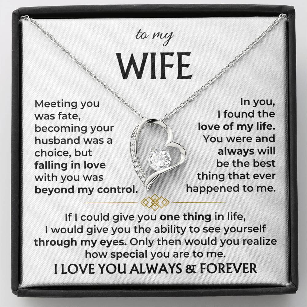 Romantic Diamond Heart Necklace for Her