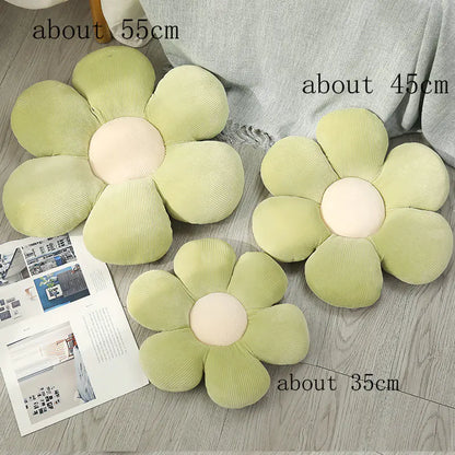 Soft Floral Patterned Chair Cushion