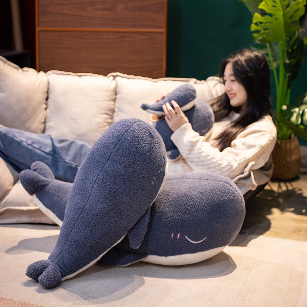 Cute Soft Blue Whale Stuffed Animal