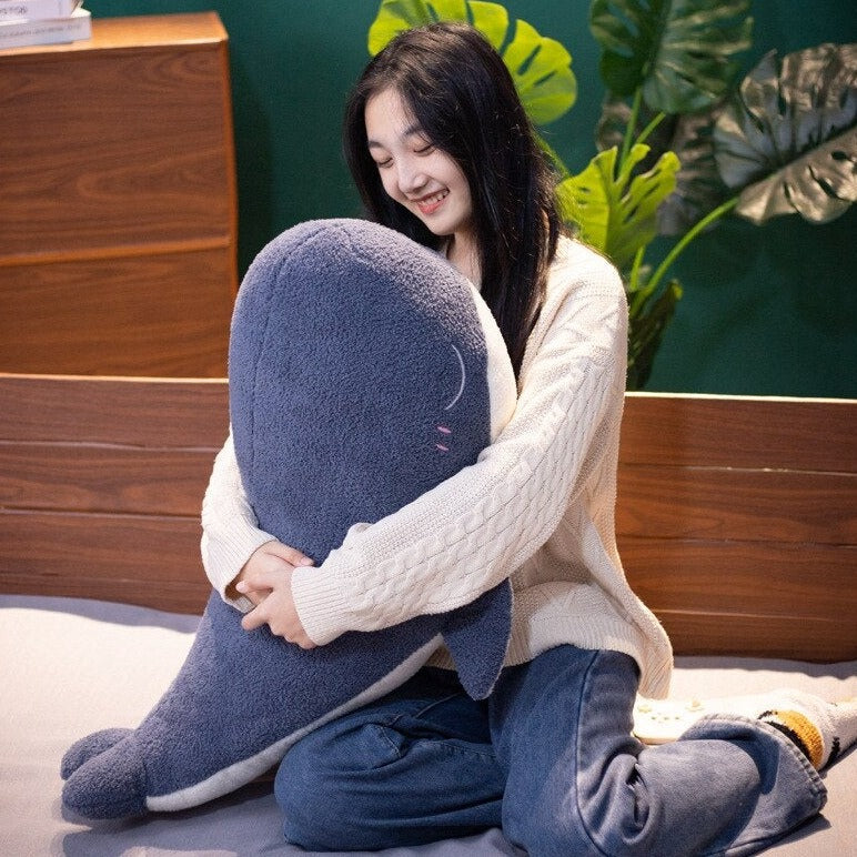 Cute Soft Blue Whale Stuffed Animal