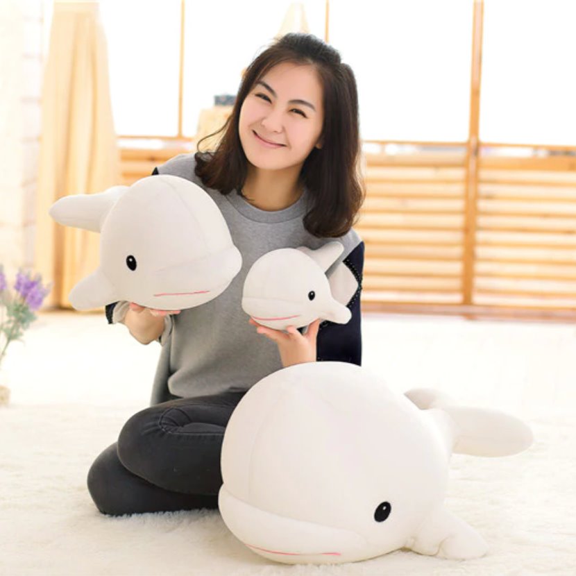 Adorable Baby Whale Plush Toy