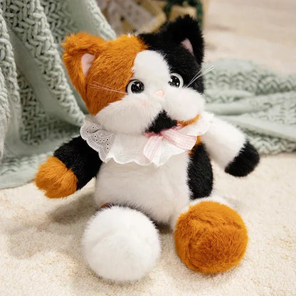 Cute Calico Kitten Soft Plush Toy